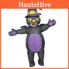 Cat Inflatable Black Suit Animal Cosplay Costumes Halloween Party Performance