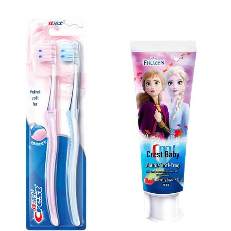 Набор Crest Velvet Gum Care Зубная щетка и Замороженная детская зубная паста