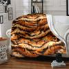 1PC Tiger Print Print Blanket, Soft Throw Blanket - Warm & Cozy for Couch, Bed, Office, and Travel yy250912189