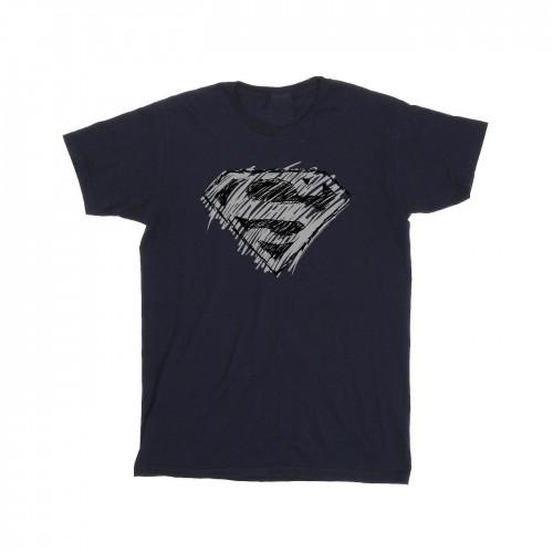 DC Comics Boys Superman Logo Sketch T-Shirt