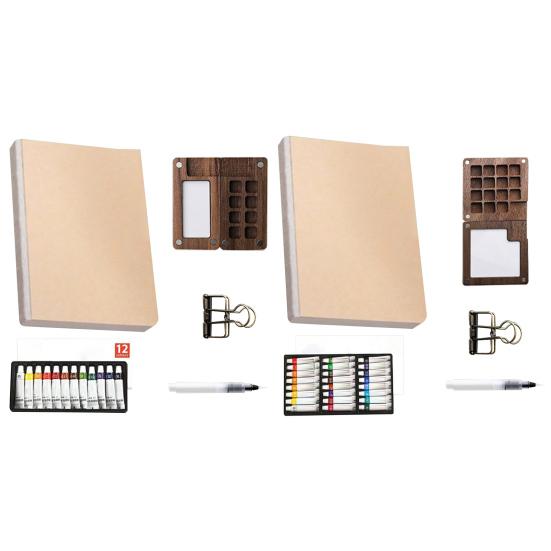 Дорожный набор акварельных красок Карманный мини-набор акварельных красок Набор для рисования акварелью с