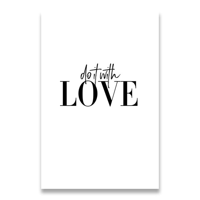 Природа Пейзаж Плакат Скандинавский Стиль Гора Любовь Цитаты Печать Настенная Картина Холст Картина Скандинавское Украшение Дома Без Рамки