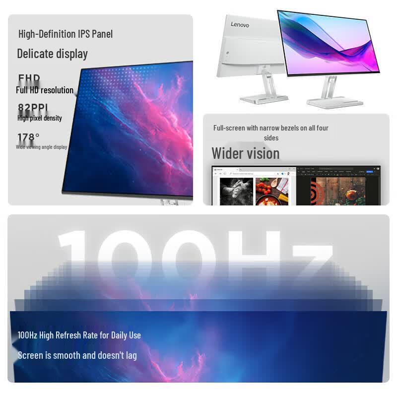Lenovo Настольная рабочая станция KaiTian M90H G1t для безопасных вычислений с 27-дюймовым монитором (Китайская версия)