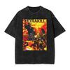 Awesome Ultrakill Shooting Game Peripherals Graphic Print T-Shirt Men Women O-neck Cotton Vintage Washed Loose Casual Oversized Top Summer New Tee