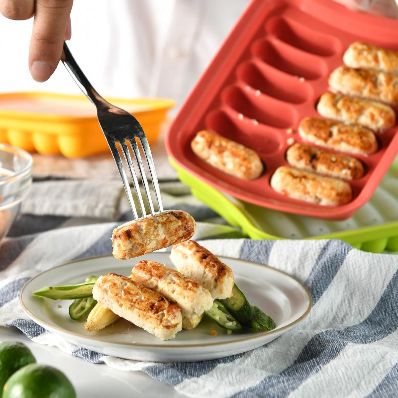 Силиконовая мини-форма для сосисок для детского питания и использования на кухне