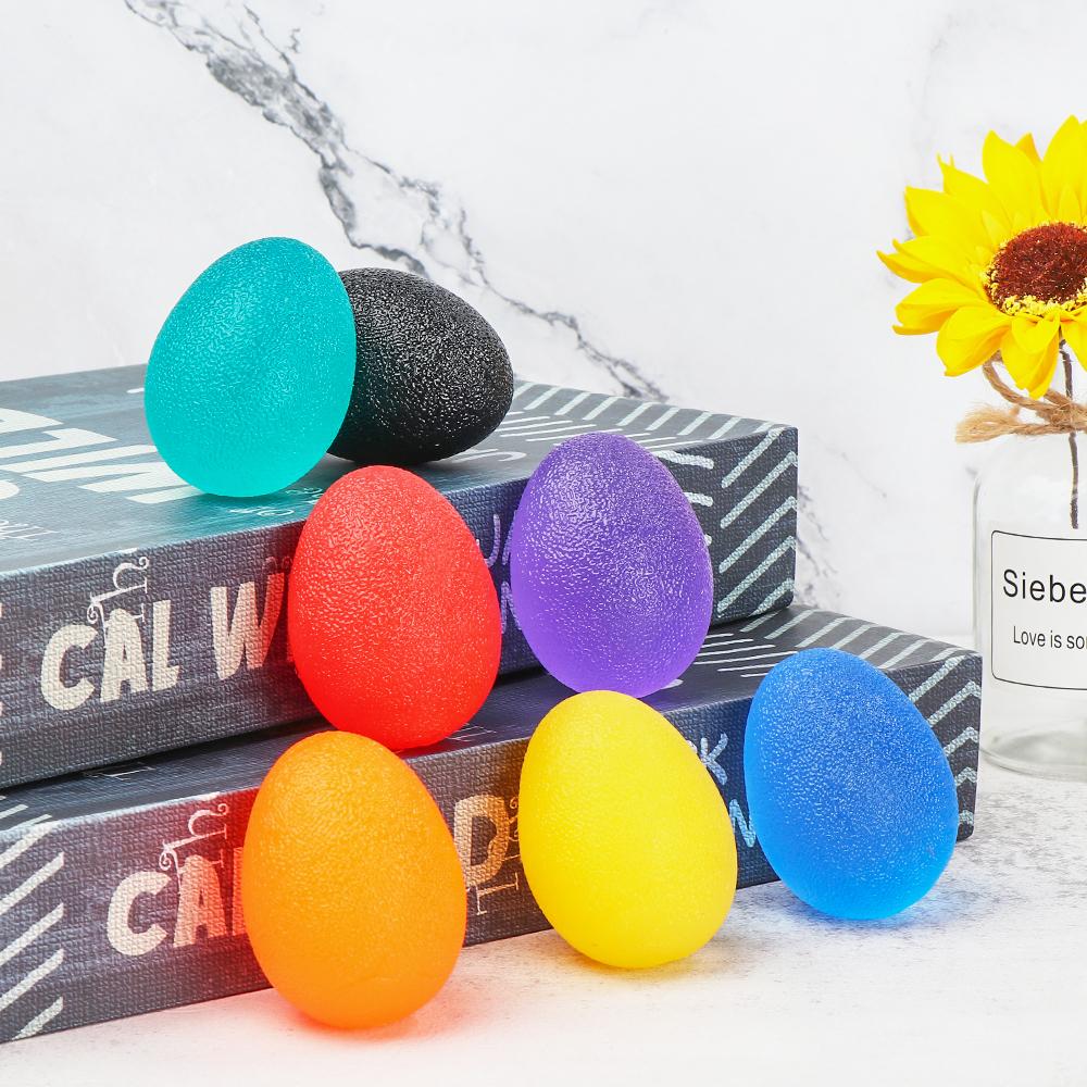 Ball Equipment Ball Finger Resistance Strength Trainer Hand Grip Stress Relief Wrist Rehab Therapy