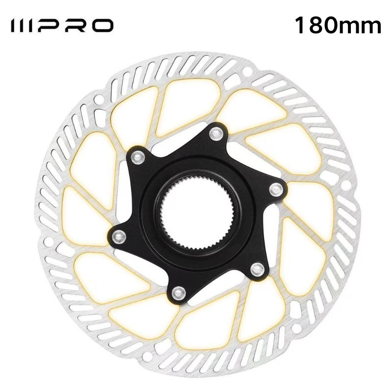 IIIPRO Bike Rotor Centerlock MTB Hydraulic Brake Disc Stainless Steel Durable Mountain Road Bike Brake Disk Rotors Cycling Part
