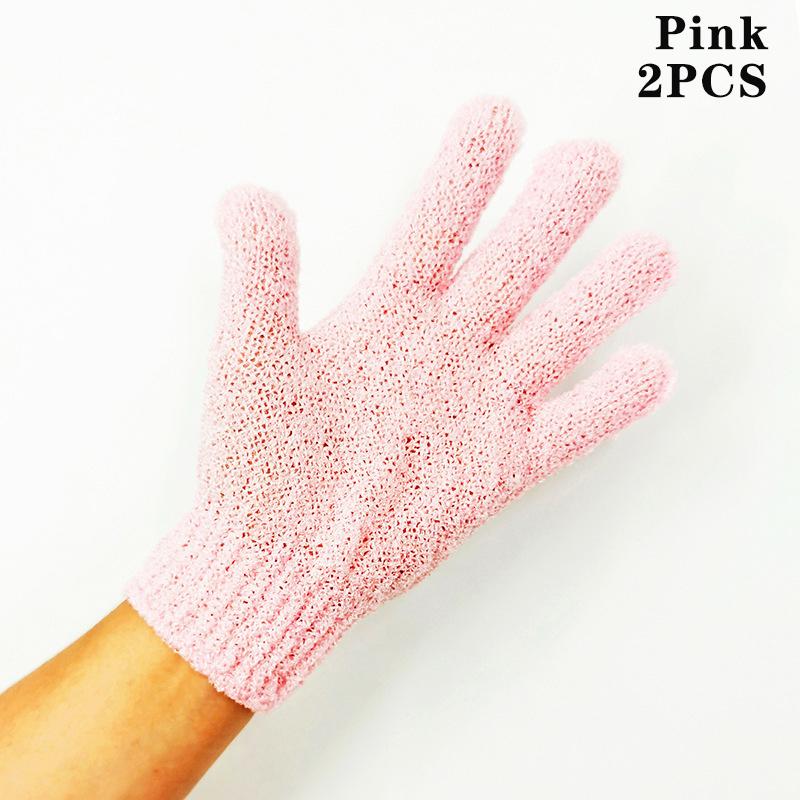 2 шт. перчатки для душа отшелушивание кожи массажная губка для тела скраб для душа скраб для спины увлажняющие спа принадлежности
