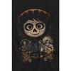 Coco Childrens/Kids Ernesto Miguel Hector Painted Poster With Skull T-Shirt