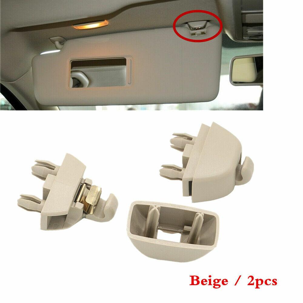 2x Зажим-крючок для солнцезащитного козырька для VW Polo Passat Skoda Seat 2012-2015 6R0857561Y20 Автомобильные внутренние зажимы-держатели для солнцезащитного козырька