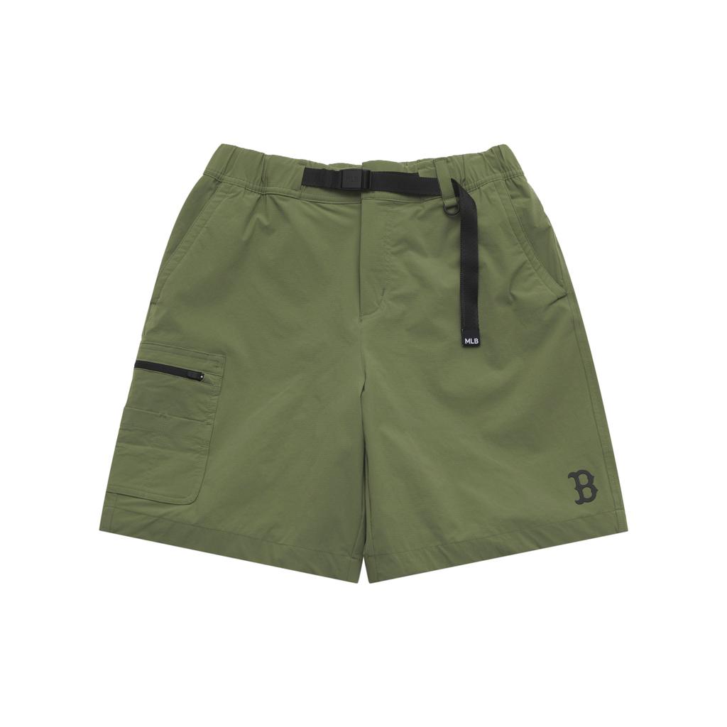 New MLB Basic Collection Basic Boston Red Sox SS25 Cargo Shorts Men's Green 3ASMB0453-43KAL