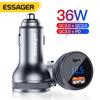 Essager Mini USB Car Charger Quick Charge 3.0 Fast Charging Charger For iPhone 14 13 Xiaomi Auto Type C QC PD 3.0 Phone Charger