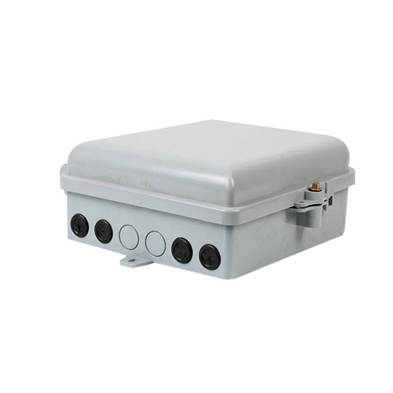 16-Core Outdoor Fiber Optic Distribution & Splitter Box, Waterproof 1-to-16 Optical Multi-Core Box