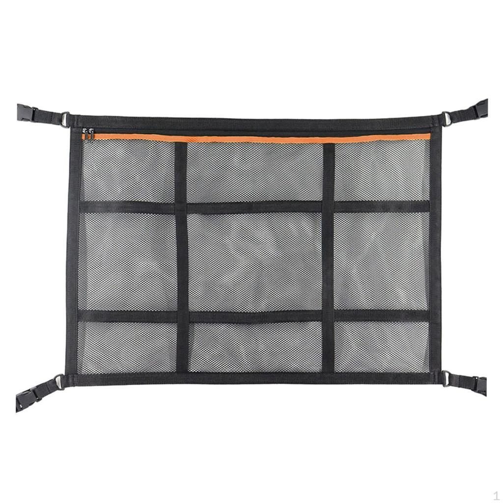 Adjustable Car Roof Net Organizer for Storage
