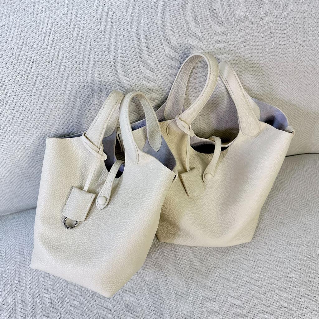 2025 Новый верхний слой TC коровьей кожи сумка-ведро для воды сумка-корзина для овощей Большая вместимость повседневная сумка через плечо на одно плечо женская сумка тренд