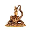 Смола Танцующий Кришна со статуей Калии Нага Стоящий Идол Кришны Бог Кришна Мурти Антикварный Декор Тхакур Джи для Приборной Панели Автомобиля Домашний Декор