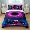 Courage the Cowardly Dog Bedroom 3Pcs Bedding Set Soft Bed Sheet Pillowcases Home Bedding Decoration
