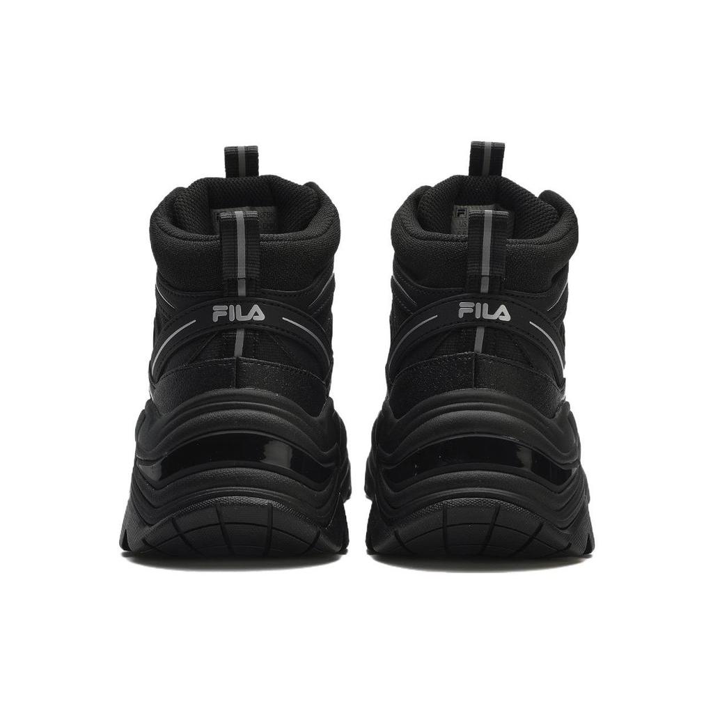 Fila Sofia 1S Fishbone Mid Сетка Синтетическая кожа ТПУ Спортивный Комфорт Повседневная обувь Женские кроссовки Черный F12W341112FBK