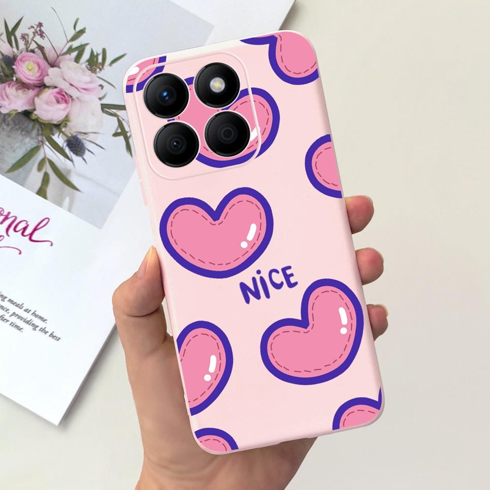 Women Fashion Girly Phone Case For Huawei Honor X9b Honor X8b Coque Funda Flower Pattern Soft Silicone Funda HonorX9b 5G Coques