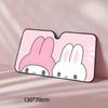 M-My Melody Car SunShade Windscreen Front Window Visor 70x130cm Sun Visor Solar Protect Plaid Gift Novelty Car