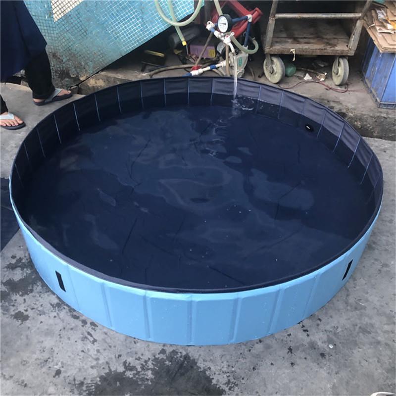 Складной ПВХ Бассейн для Питомцев - Портативный Водный Бассейн для Кошек и Собак