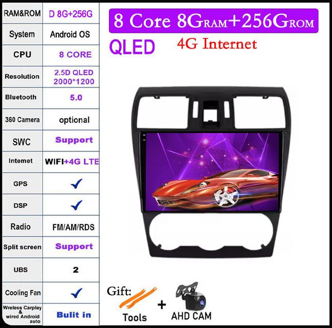 9 дюймов для Subaru Forester 4 SJ XV WRX 2012-2015 DSP Android 14 автомобильный радиоприемник мультимедиа видеоплеер навигация стерео GPS монитор