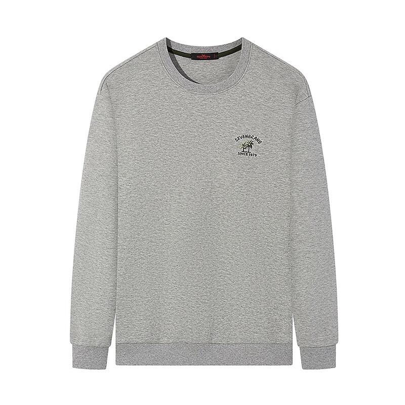 Septwolves Men's Crew Neck Sweatshirt with 5A Antibacterial & 2A Anti-mite