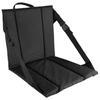 Portable Waterproofs Stadium Pad with Backrest PU Leather Comfort Support for Sports Lawn Chairs