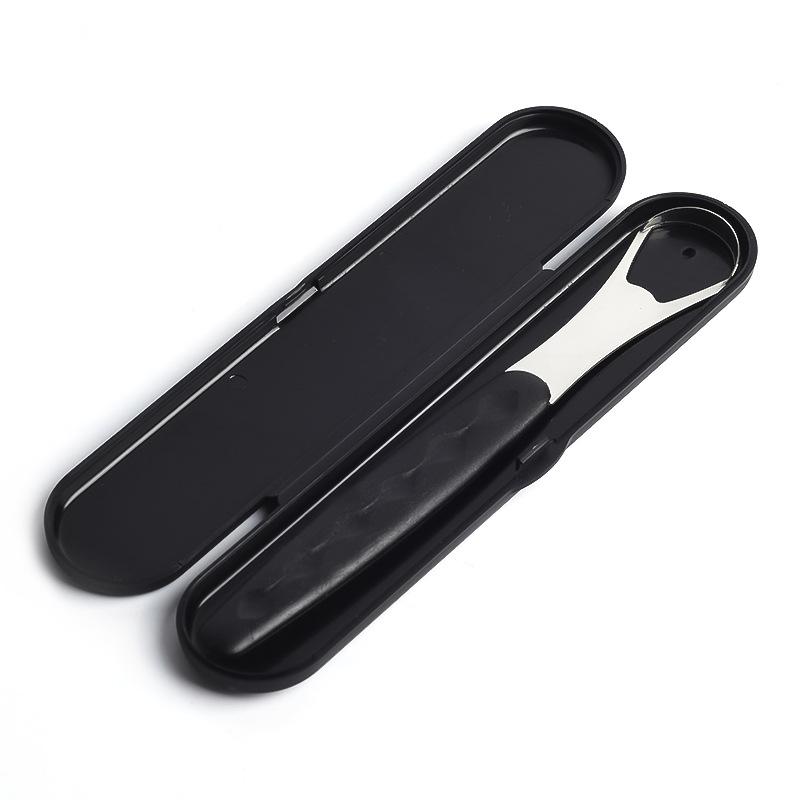 Boxed Tongue Scraper & Cleaner Brush Tool