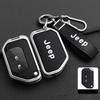 Fashion Remote Car Key Case Cover Shell Fob Protector Bag For Jeep Wrangler Gladiator JL JLU Rubicon Sahara JLU JT 2018-2022 AJV1
