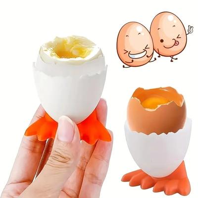 1 шт. Креативный держатель для яиц в форме скорлупы яйца, подставка для яиц, безопасный полипропиленовый материал, вспомогательная посуда, подставка для яиц