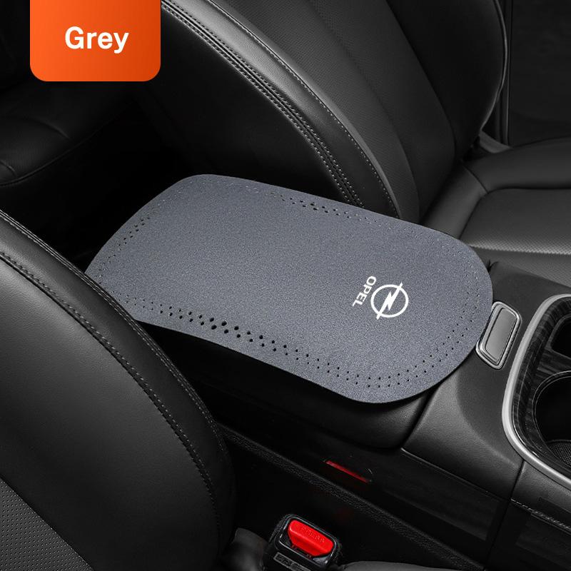 Suede Car Armrest Box Pad PU Leather Center Console Cover Elbow Rest Cushion For OPEL Mokka Corsa Meriva Zafira Astra J H Vectra AU7