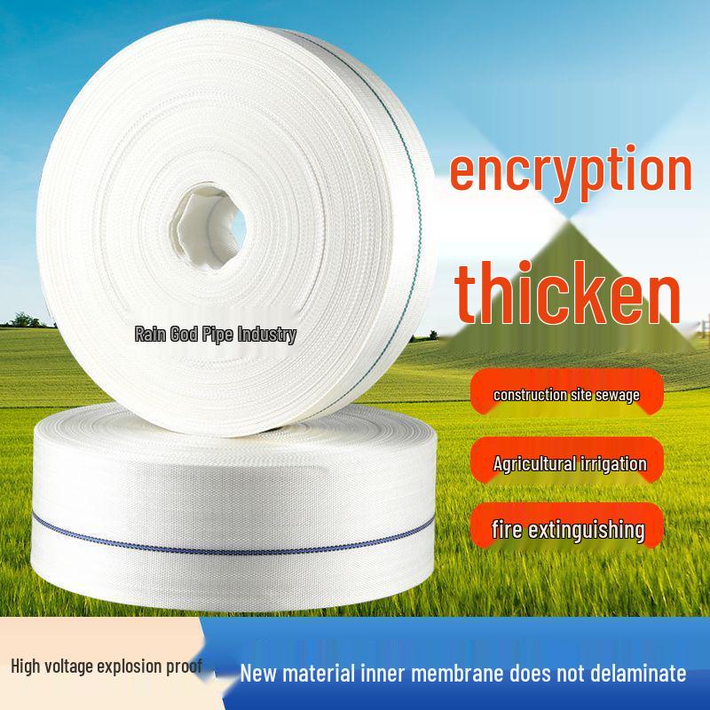 Сверхпрочный тканый холст водяной шланг: Взрывозащищенный, износостойкий, высоконапорный для ирригации и пожаротушения (2-4 дюйма)