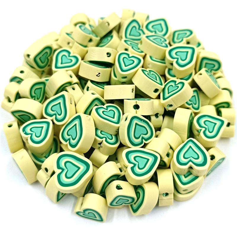 DIY для изготовления ювелирных изделий оптом 20 шт. мягкие глиняные свободные бусины кулон цветок слон сердце ожерелье браслет бусины