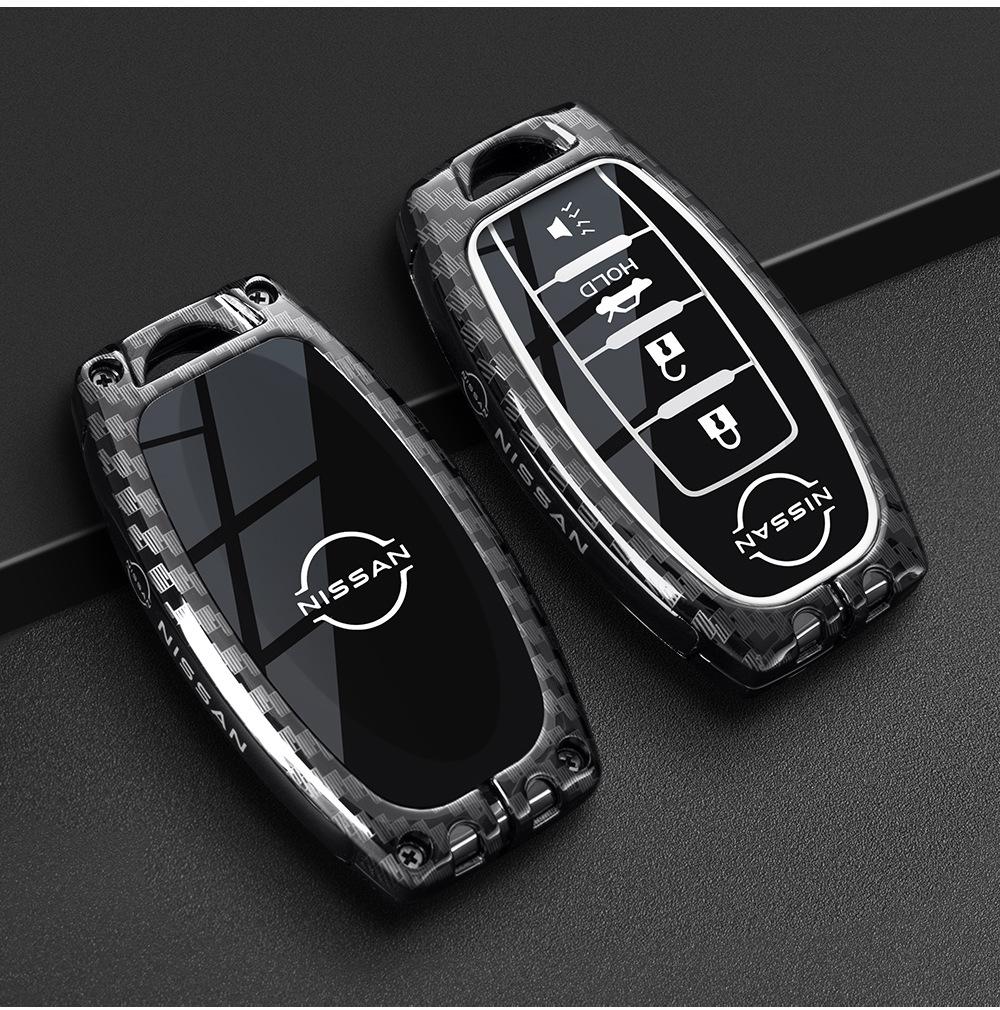 Чехол для ключей Nissan: Подходит для новых моделей Sylphy, Teana, Tiida, Qashqai, X-Trail, Bluebird, В комплекте брелок для мужчин