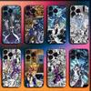 Мультяшный Игровой Чехол Для Телефона Yu Gi Oh Для iPhone 16,15,14,13,12,11,Pro,XS,Max,XR,Plus,E,Mini Мягкий Черный Чехол