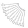 10Pcs Crystal Raindrop Pendant Hanging Icicles Decoration