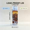 1PC Coheed Band Group 750ml sports water bottle leakproof straw lid outdoor office home