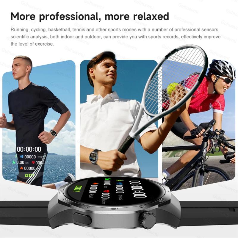 2025 Новые часы GT5 Max Смарт-часы HD AMOLED Экран NFC GPS Трекер Звонок по Bluetooth Здоровье Водонепроницаемые Смарт-часы Мужские Женские Для Huawei