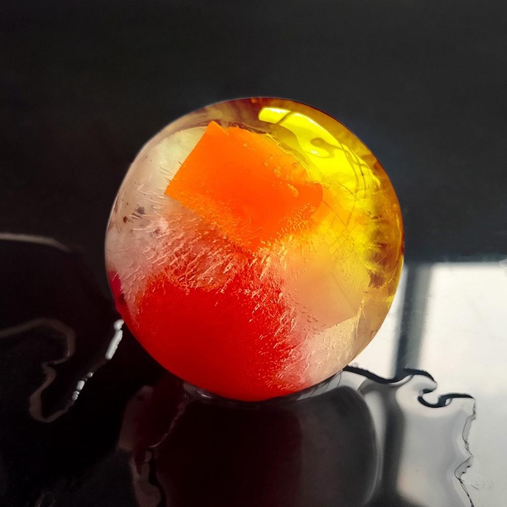 1 шт., силиконовая форма для кубиков льда для виски, полипропилен, круглая большая форма для льда, пластиковая легкосъемная форма для ледяных шаров, кухонные аксессуары