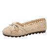 Fashion 2024 Summer Spring and Summer Women's Ballet Flat Comfortable Mesh Shoes Hollow Lace Breathable Lazy Low-top Shoes for Women