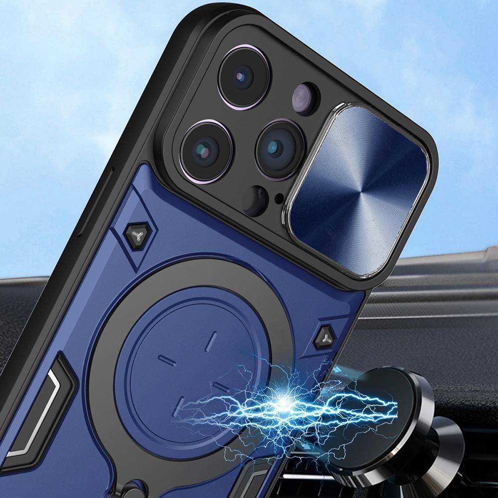 360°Rotation Magnetic Ring Stand Lens Protector Armor Case for iPhone 15 14Plus 13 12 11Pro Max for Samsung S24 S23 S22 S21 S20 Ultra Plus A05 A14 A54