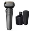 Shaver Ramdash PRO Electric Razor Ramdash Fully Automatic Cleaning Charger Silver Men's 5-Blade Men's AI⁺ ES-L580U-S