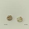 Four-Eye Resin Thin-Edge Buttons, White Coffee Shirt Buttons, Summer Clothing Buttons, Knitted Cardigan Sleeve Collar Buttons