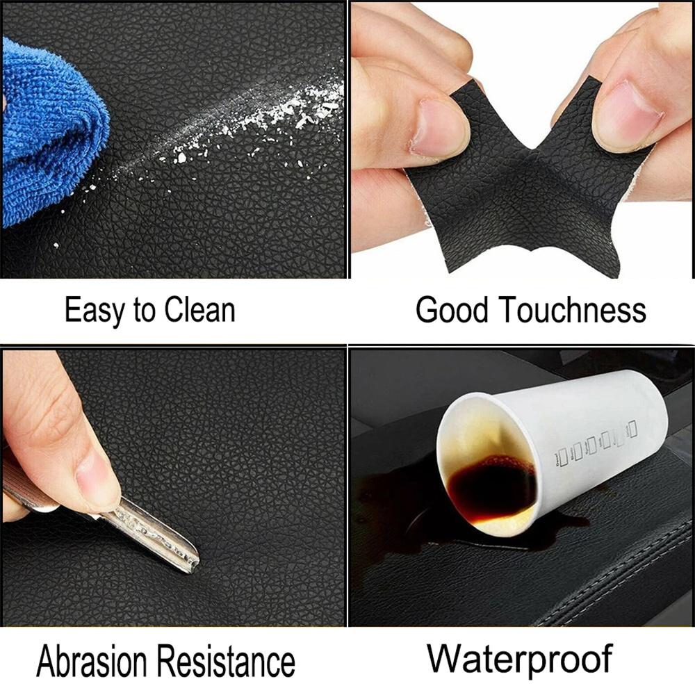 For 2011-2018 Ford Explorer Microfiber Leather Console Lid Armrest Cover Black