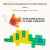 Math Learning Magnetic Cube Toy Made Of Eco-friendly Wood For Classroom Use