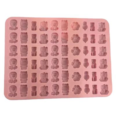 Товары для изготовления мыла, инструменты для украшения торта, рождественский маленький милый медвежонок, силиконовая форма для желе, бытовая гибкая форма для свечей