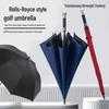 Ветрозащитный зонт для гольфа с логотипом Rolls-Royce: Большой деловой зонт с длинной ручкой и двойным куполом