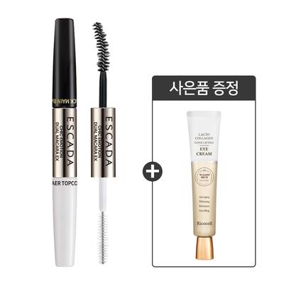 Тушь для ресниц Volume Long Lash Dual Mascara EX 11 мл + Бесплатный подарок Крем для век / База Chic Emotion Top Note по 5,5 мл каждая, 1 шт.