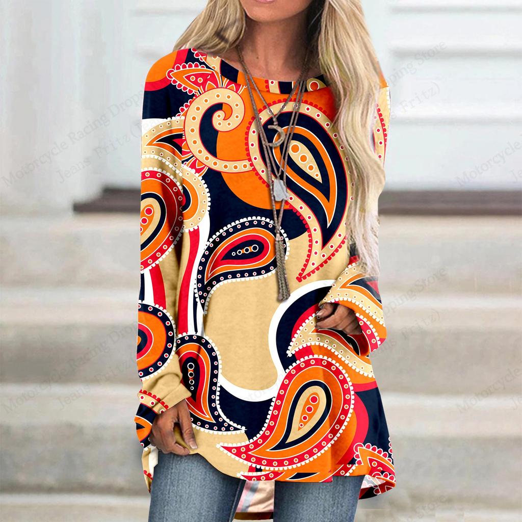 Новая женская футболка с забавным рисунком ананаса, 3D-принт, женская мода, повседневная, с круглым вырезом, с длинным рукавом, футболки, женская одежда